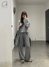 Mutedance 24 Autumn and Winter Cashmere Trousers MD-MD24FW118-GRAY MD24FW118 MD24FW119